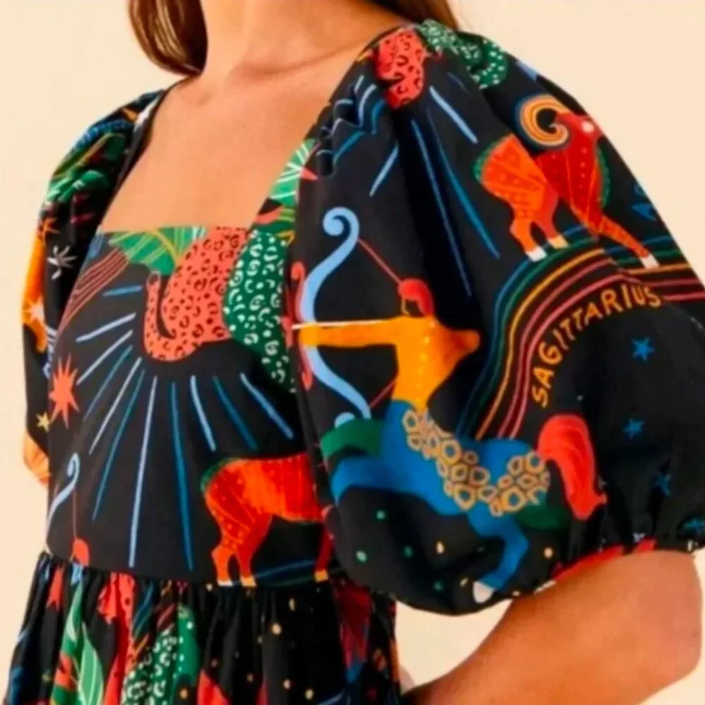 Farm Rio Zodiac Dress - Picture 3 of 8